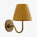 Load image into Gallery viewer, Luvora Fabric Shade Wall Sconce with Drum Shade - Classic Pleated Sconce Light