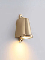 Cargar imagen en el visor de la Galería, Lámpara de Pared Industrial para Exterior – Aplique Impermeable con Forma de Campanilla
