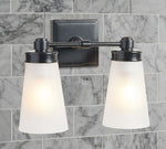 Load image into Gallery viewer, Derlina Glass Cone Wall Sconce - Modern Frosted Glass Shade Lighting