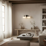 Load image into Gallery viewer, Riven Milk Glass Wall Lamp Vintage Industrial Style - Bedroom Bathroom Lighting