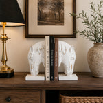 Cargar imagen en el visor de la Galería, Horse Head bookends styled with books