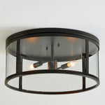 Load image into Gallery viewer, Ferrix Glass Outdoor Ceiling Light – Industrial Style For Porche
