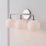 Load image into Gallery viewer, Selvion Art-Glass Globe Wall Sconce – Elegant Modern Wall Light for Bathrooms, Halls & Living Spaces