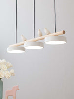 Load image into Gallery viewer, Sienna Bird Pendant Lamp - Wood Design for Scandinavian Kitchen Islands