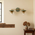 Load image into Gallery viewer, Artivo Layered Dual Heads Wall Sconce – Scandinavian Minimalist Designer Wall Sconce for Vanity or Corridor