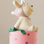 Cargar imagen en el visor de la Galería, Bunny pink gift box shade and bow detail