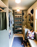 Load image into Gallery viewer, Geotower Glass Deco Globe Flush Mount – Ribbed Glass Ceiling Light for Interior Spaces