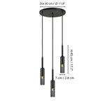 Load image into Gallery viewer, Modern Cylindrical Glass Pendant Light M45