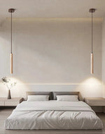 Load image into Gallery viewer, Japanese Wabi Sabi Yellow Travertine Cylinder 1-Light Pendant Light M13