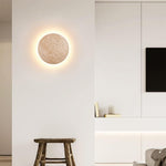 Load image into Gallery viewer, Amber Loft Travertine Round Sconce Wall Light