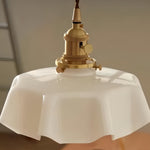 Cargar imagen en el visor de la Galería, Lámpara colgante con flor de inspiración vintage Aluneroa Silueta suave y curva para iluminación interior