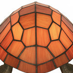 Load image into Gallery viewer, TiffStar Tortoise Art Glass Accent Lamp – Retro Style Decorative Bedside Lamp for Cozy Reading