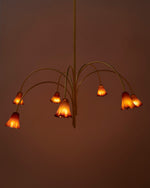 Load image into Gallery viewer, Flora Glass Chandelier