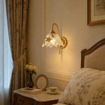 Charger l'image dans la visionneuse de galerie, French floral wall sconce in a classic bedroom