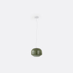 Load image into Gallery viewer, Clinco Modern Coloured Glass Mushroom Pendant Lamp – Stylish Ambient Lighting for Boutique & Residential Spaces