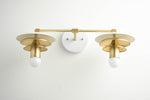 Load image into Gallery viewer, Artivo Layered Dual Heads Wall Sconce – Scandinavian Minimalist Designer Wall Sconce for Vanity or Corridor