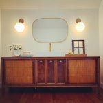 Load image into Gallery viewer, Talvior Faceted Glass Wall Sconce – Modern Style Bathroom or Hallway Accent Light