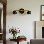 Cargar imagen en el visor de la Galería, Lámpara de tocador decorativa Metio Dome - Lámpara de pared para baño con pantalla orbe clásica