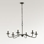 Load image into Gallery viewer, Rowan Classic 6 Candle Chandelier - Traditional Candle Style Lighting