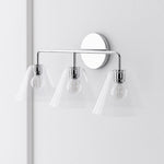 Load image into Gallery viewer, Conica Sculptural Cone Glass Wall Sconce – Modern Minimalist Lighting for Bathroom or Hallway