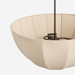 Load image into Gallery viewer, Lumarys Sculptural Fabric-Wrapped Pendant Light Organic Botanical Style for Living Room