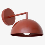 Load image into Gallery viewer, Metio Dome Wall Sconce – Mid-Century Dome Shade for Living Room