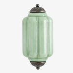 Charger l'image dans la visionneuse de galerie, Applique murale vintage en verre laiteux festonné Eloise - Éclairage d'appoint moderne pour salle de bain et chambre