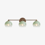 Charger l'image dans la visionneuse de galerie, Auruca Globe Wall Light Bellflower Inspired Shape - Minimalist Metal Glass Sconce for Living Room