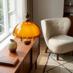 Charger l'image dans la visionneuse de galerie, Lanterne suspendue médiévale Sunset Afterglow avec abat-jour en acrylique français pour salle à manger et hall d'entrée