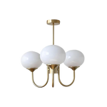Cargar imagen en el visor de la Galería, Candelabro Moderno Marshmallow de Vidrio