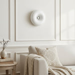 Charger l'image dans la visionneuse de galerie, Lampe de table et murale Halorentis Bauhaus Donut – Éclairage moderne sculptural pour espaces de vie N11