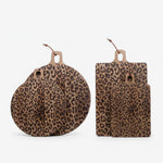 Load image into Gallery viewer, Leopard Solid Sapele Wood Board - Functional Dining Accessory for Kitchen