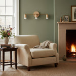 Cargar imagen en el visor de la Galería, Aplique de pared rústico bohemio Mobilux Line – Detalle de madera maciza para entradas e interiores del hogar