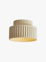 Load image into Gallery viewer, Resin Ceiling Light - Wabi Sabi Beige Flush Light for Nordic Interiors
