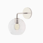 Load image into Gallery viewer, Selvion Art-Glass Globe Wall Sconce – Elegant Modern Wall Light for Bathrooms, Halls & Living Spaces