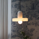 Load image into Gallery viewer, Elegant Creative White Alabaster Pendant Light M24