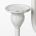 Load image into Gallery viewer, Close view of ivory branch candle cup and distressed finish