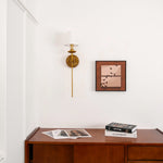 Charger l'image dans la visionneuse de galerie, Applique murale en métal et tissu doux Catina Design classique moderne - Éclairage d'entrée de couloir