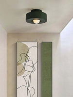 Load image into Gallery viewer, Resin Ceiling Light - Chunky Cylindrical Modern Flush Mount Fixture