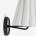 Load image into Gallery viewer, Ruffmeto Textured Pleated Fabric Modern Wall Light for Living Rooms