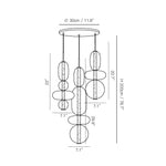 Load image into Gallery viewer, Stained Glass Chandelier