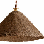 Cargar imagen en el visor de la Galería, Textured cone pendant light detail