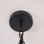 Load image into Gallery viewer, Artisan Glass Linearity Chandelier Iron Metal Glass Polished Silver Finish