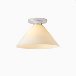 Load image into Gallery viewer, Conica Geometric Cone Glass Flush Mount – Minimalist Home Lighting