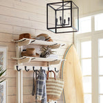 Load image into Gallery viewer, Ferrix Glass Outdoor Pendant Light - Industrial Front Porch Lighting