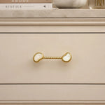 Cargar imagen en el visor de la Galería, French Vintage Cashew Shell Brass Cabinet Knobs and Pulls - image 15