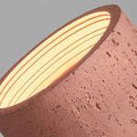 Cargar imagen en el visor de la Galería, Lámpara de Techo Cilíndrica Sabiara Wabi-Sabi - Luminaria de Techo con Luz Suave y Difusa para Dormitorios y Salas de Estar