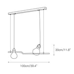 Load image into Gallery viewer, Hemp Rope Glass Pendant Lamp