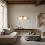 Load image into Gallery viewer, Riven Milk Glass Wall Lamp Vintage Industrial Style - Bedroom Bathroom Lighting