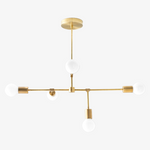 Charger l'image dans la visionneuse de galerie, Lustre Mobilux Line 5 lumières - Plafonnier moderne pour salle à manger